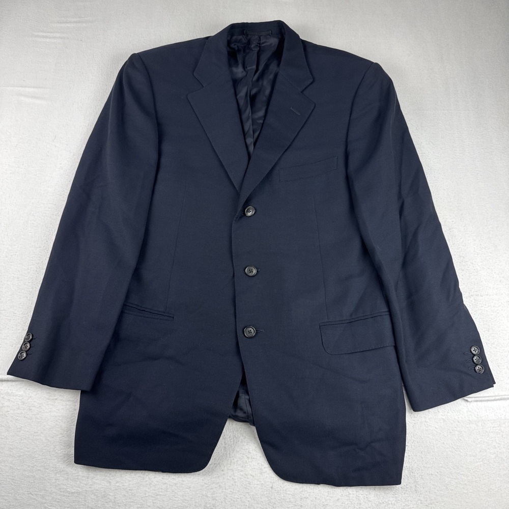 Ermenegildo Zegna High Performance Navy Blazer Suit Jacket 40R Wool office